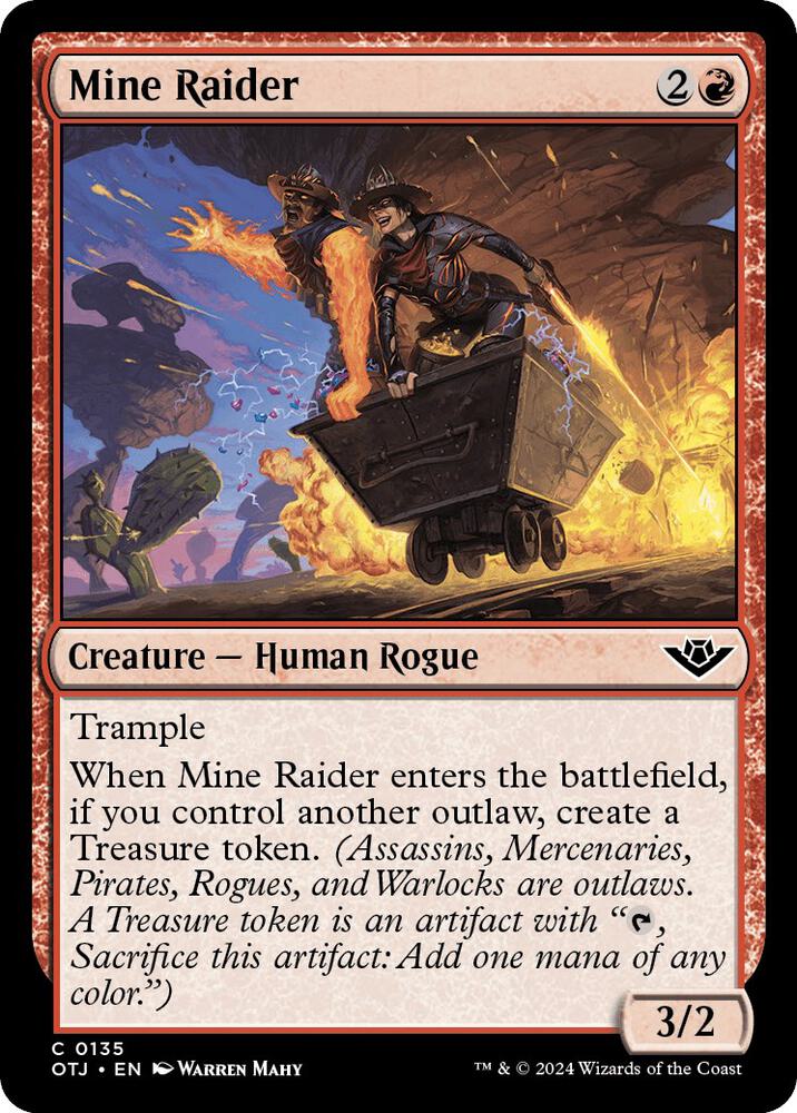 Mine Raider 135 card from Outlaws of Thunder Junction