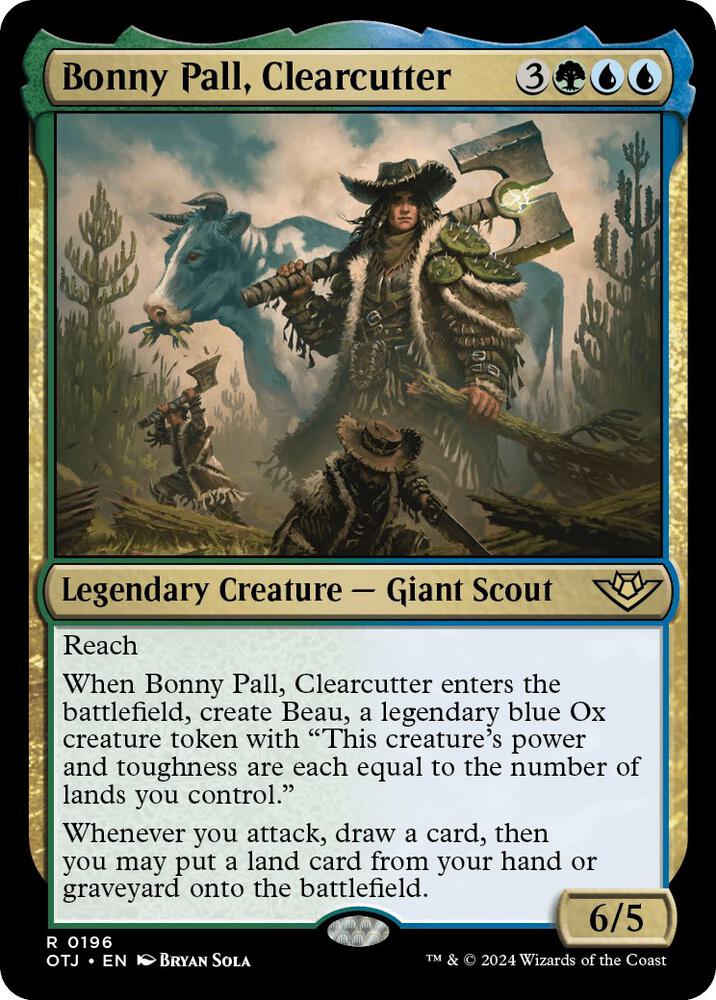 Bonny Pall, Clearcutter 196 card from Outlaws of Thunder Junction