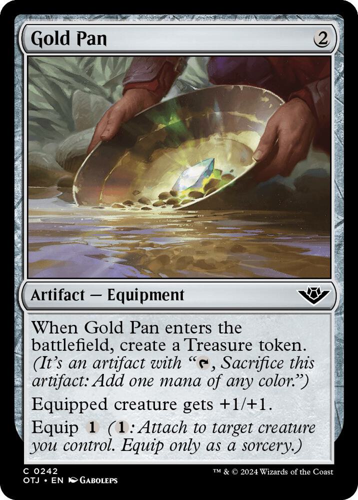Gold Pan 242 card from Outlaws of Thunder Junction