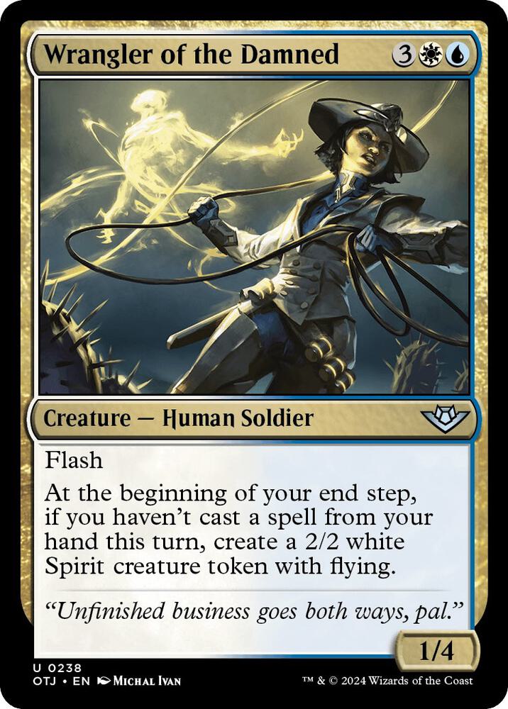 Wrangler of the Damned 238 card from Outlaws of Thunder Junction