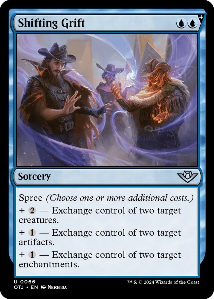 Shifting Grift 66 card from Outlaws of Thunder Junction