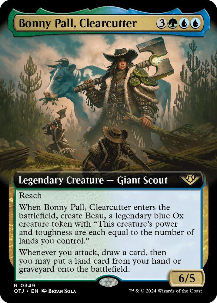 Bonny Pall, Clearcutter (Extended Art) 349 card from Outlaws of Thunder Junction