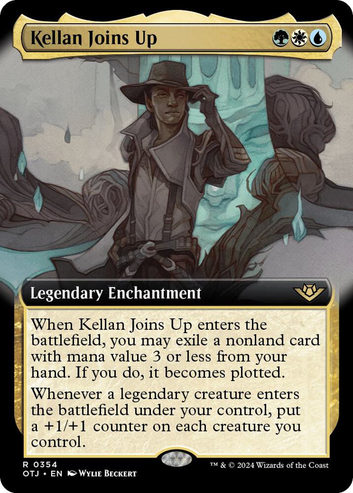 Kellan Joins Up (Extended Art) 354 card from Outlaws of Thunder Junction