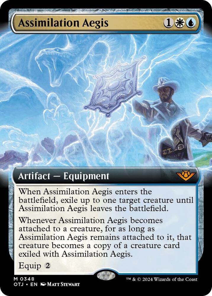 Assimilation Aegis (Extended Art) 348 card from Outlaws of Thunder Junction