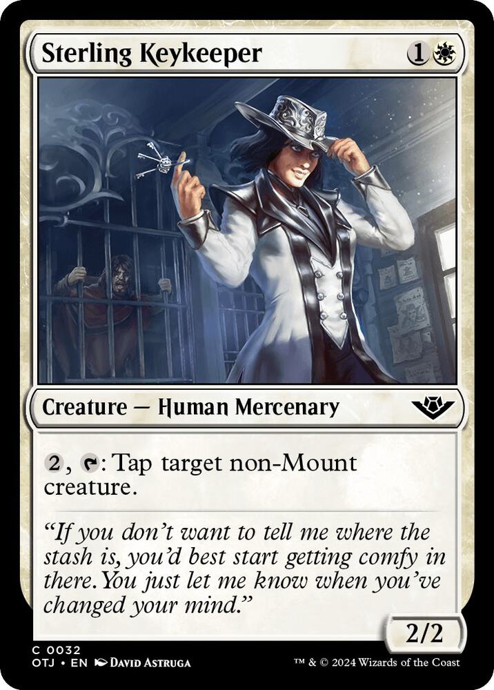 Sterling Keykeeper 32 card from Outlaws of Thunder Junction