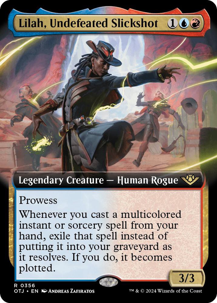 Lilah, Undefeated Slickshot (Extended Art) 356 card from Outlaws of Thunder Junction