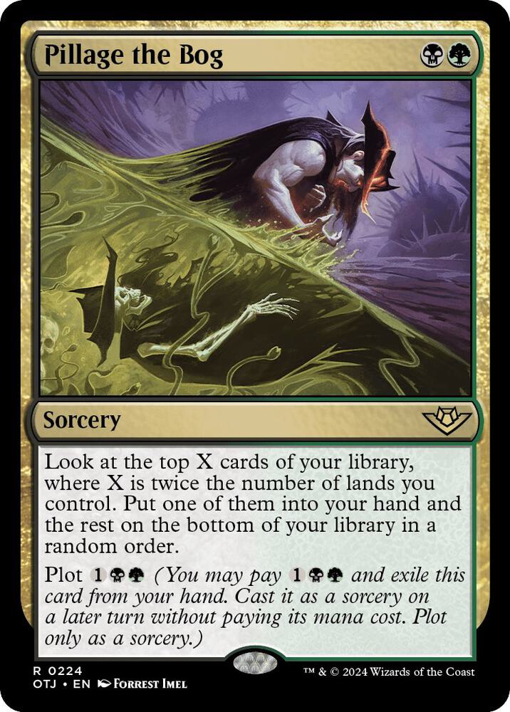 Pillage the Bog 224 card from Outlaws of Thunder Junction