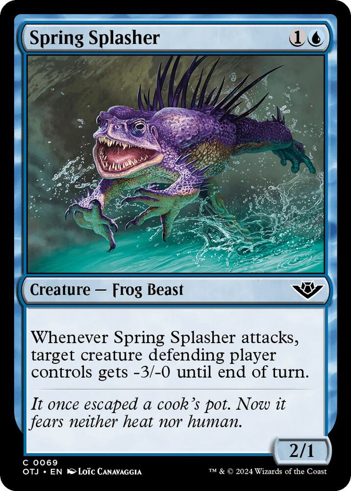 Spring Splasher 69 card from Outlaws of Thunder Junction