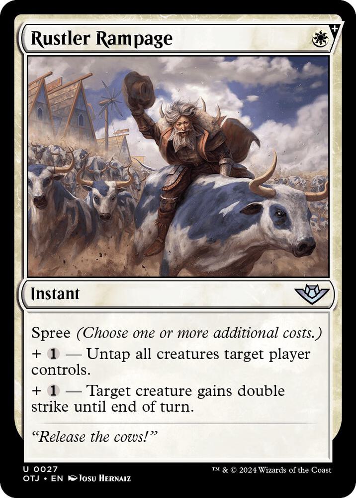 Rustler Rampage 27 card from Outlaws of Thunder Junction