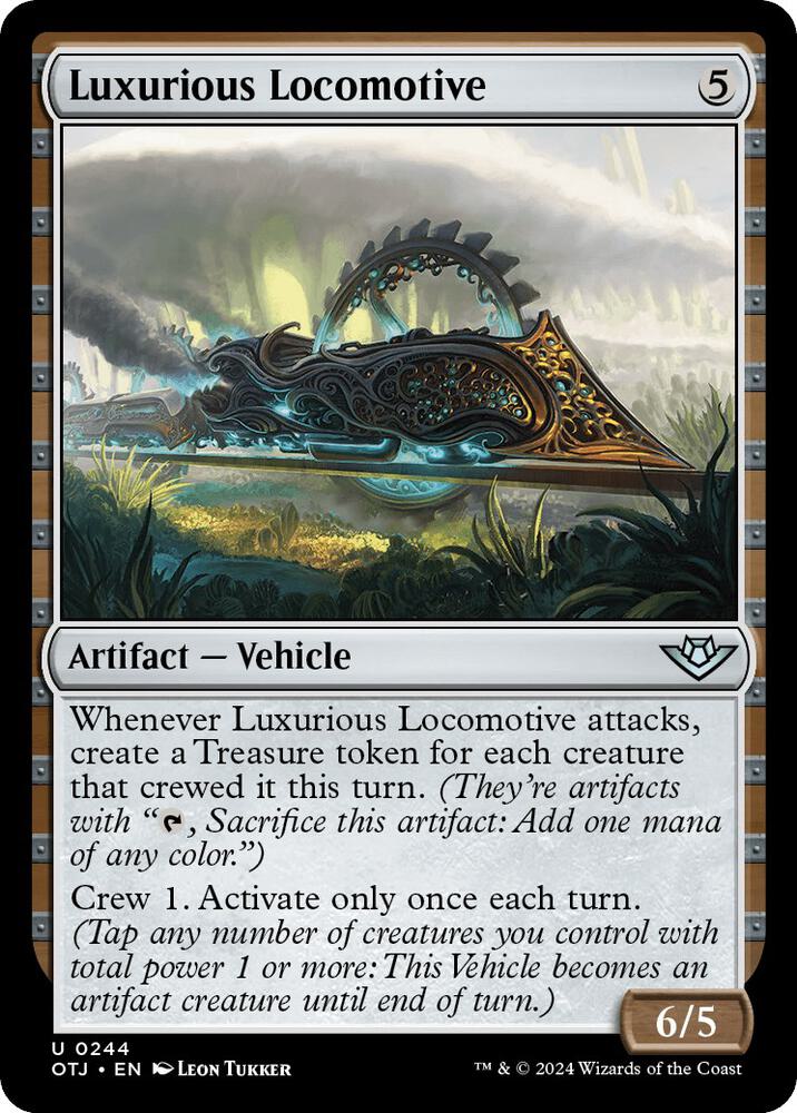 Luxurious Locomotive 244 card from Outlaws of Thunder Junction