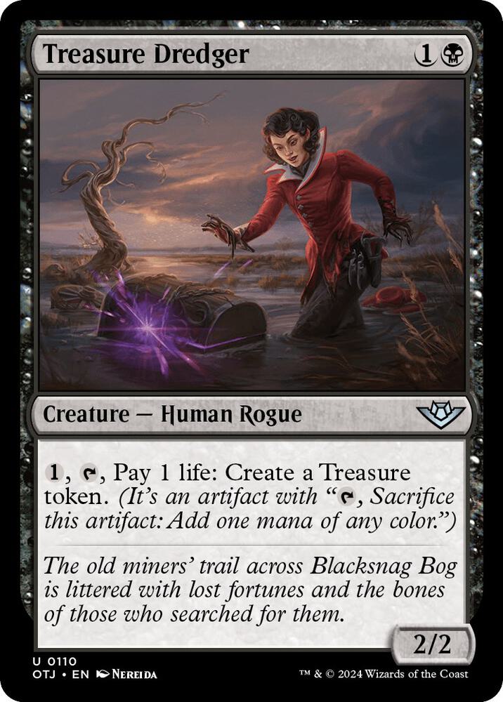 Treasure Dredger 110 card from Outlaws of Thunder Junction