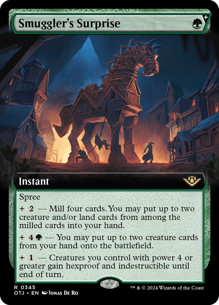 Smuggler's Surprise (Extended Art) 345 card from Outlaws of Thunder Junction