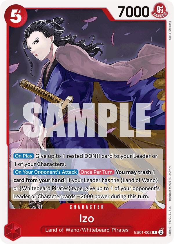 Izo EB01-002 card from Extra Booster: Memorial Collection
