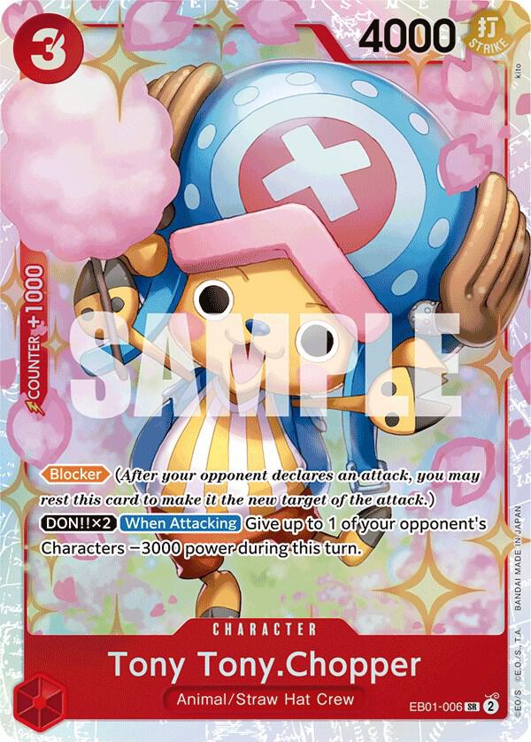 Tony Tony.Chopper EB01-006 card from Extra Booster: Memorial Collection