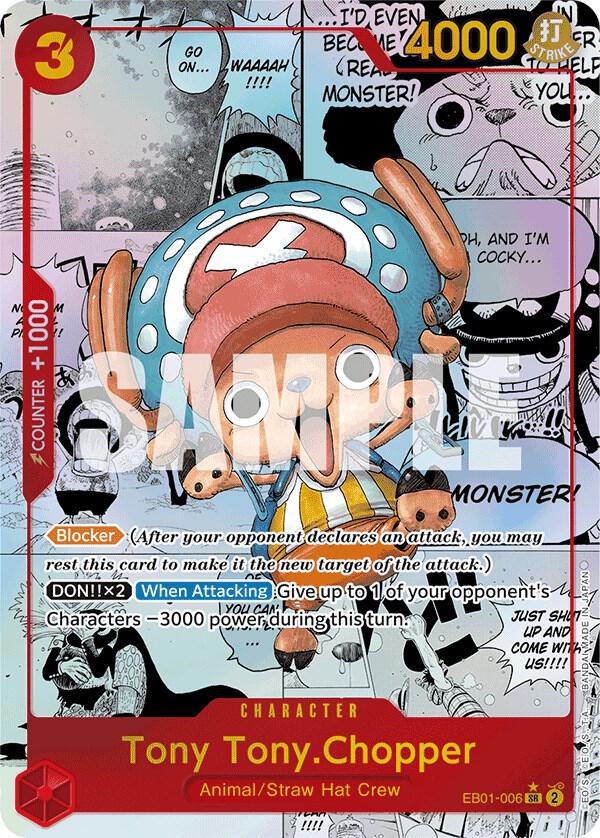 Tony Tony.Chopper (Alternate Art) (Manga) EB01-006 card from Extra Booster: Memorial Collection