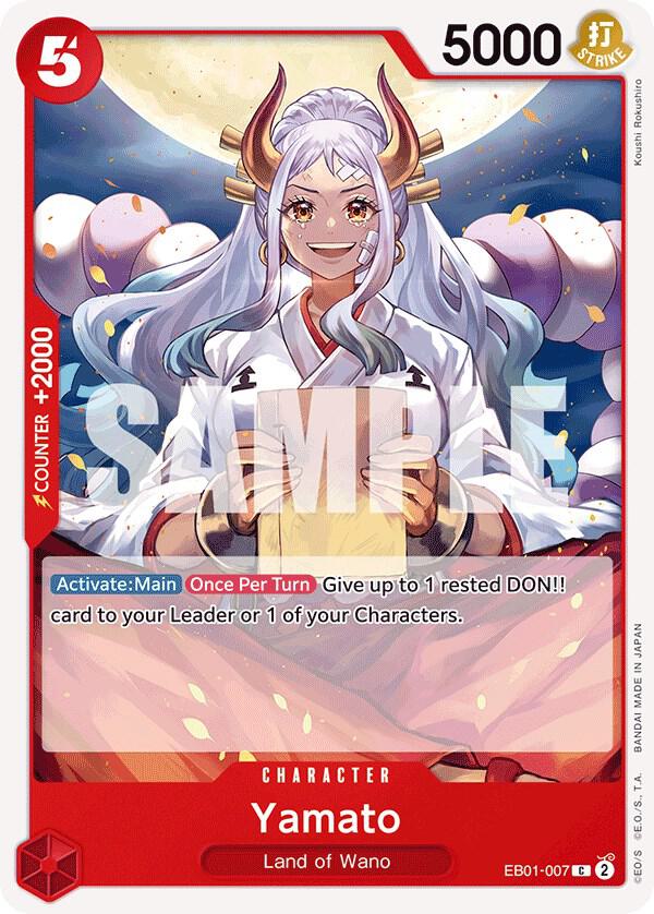 Yamato EB01-007 card from Extra Booster: Memorial Collection