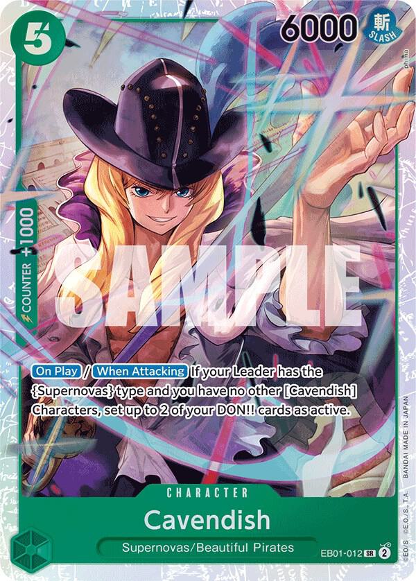 Cavendish EB01-012 card from Extra Booster: Memorial Collection