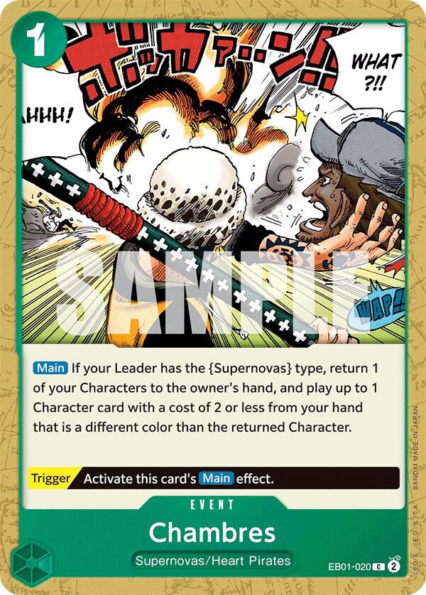 Chambres EB01-020 card from Extra Booster: Memorial Collection