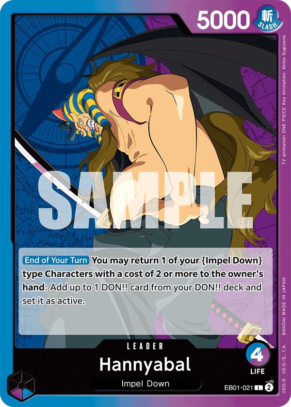 Hannyabal EB01-021 card from Extra Booster: Memorial Collection