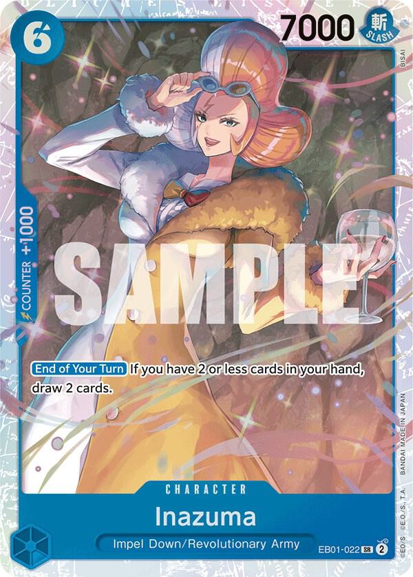 Inazuma EB01-022 card from Extra Booster: Memorial Collection
