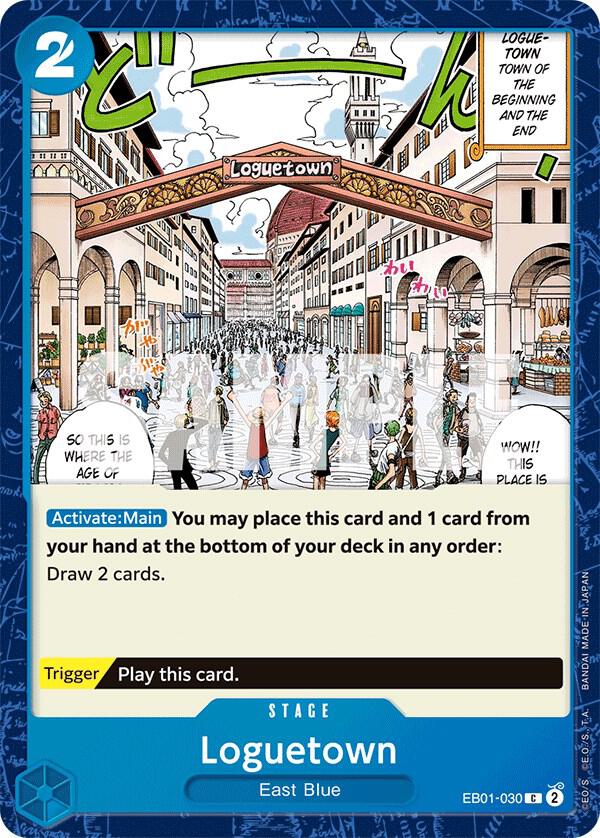 Loguetown EB01-030 card from Extra Booster: Memorial Collection