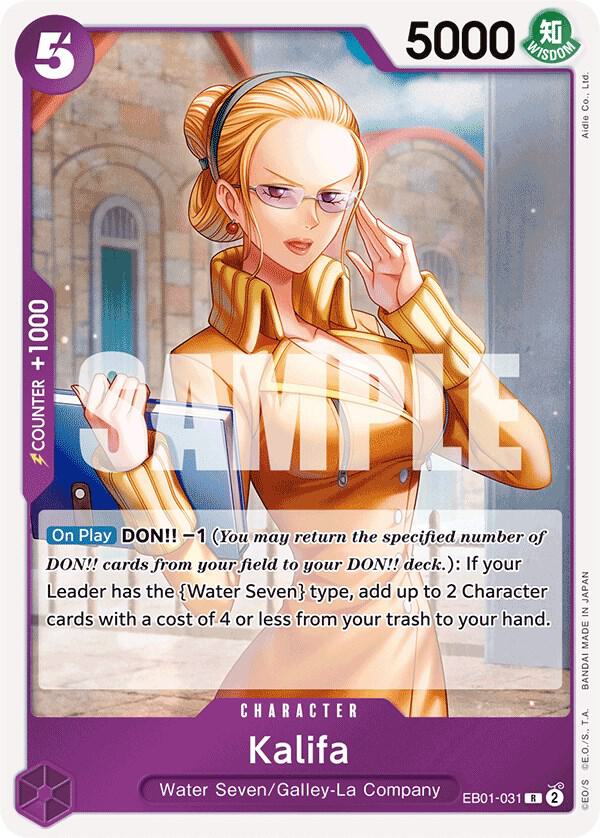 Kalifa EB01-031 card from Extra Booster: Memorial Collection