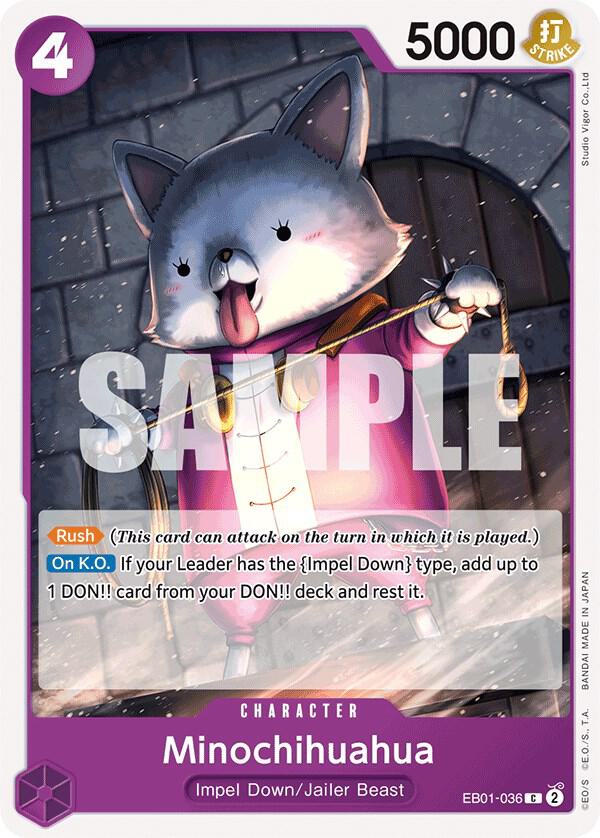 Minochihuahua EB01-036 card from Extra Booster: Memorial Collection