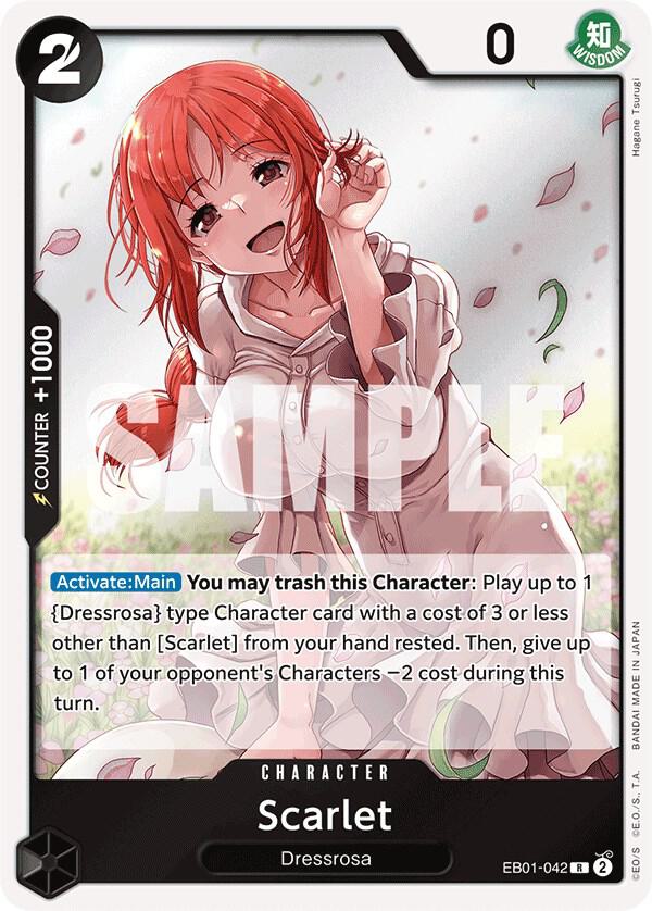 Scarlet EB01-042 card from Extra Booster: Memorial Collection