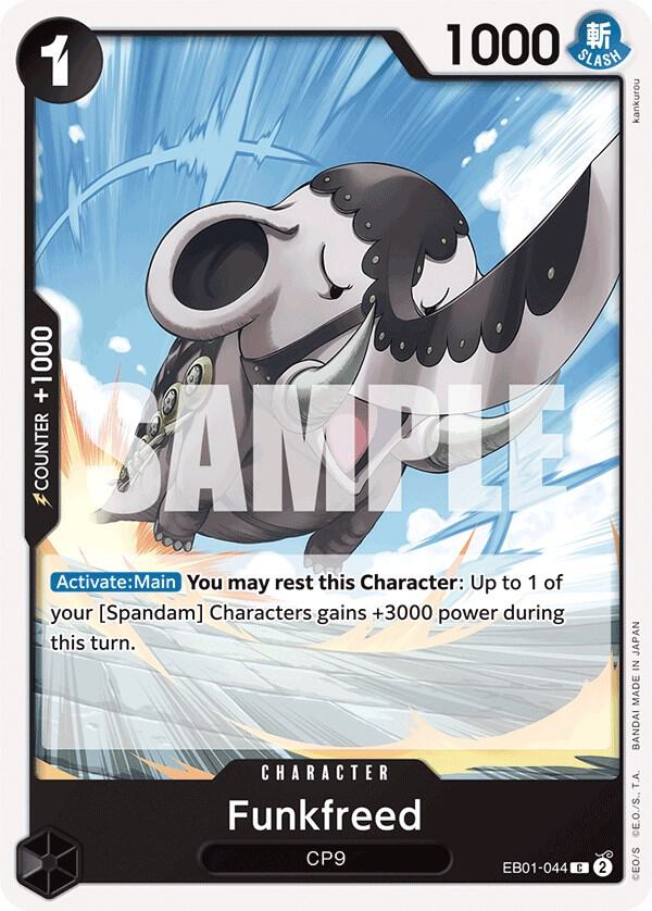 Funkfreed EB01-044 card from Extra Booster: Memorial Collection