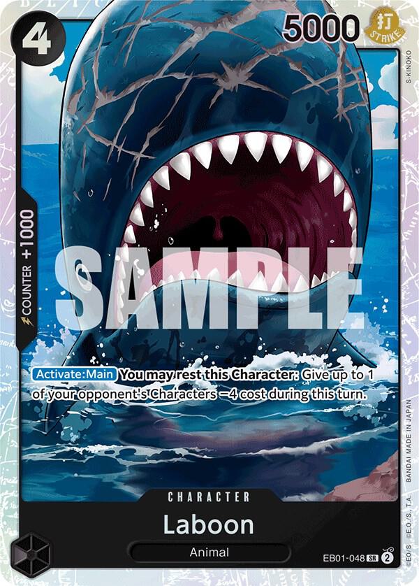 Laboon EB01-048 card from Extra Booster: Memorial Collection