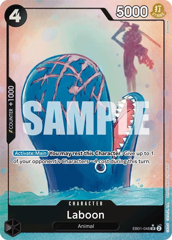 Laboon (Alternate Art) EB01-048 card from Extra Booster: Memorial Collection