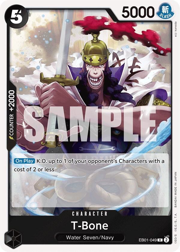 T-Bone EB01-049 card from Extra Booster: Memorial Collection