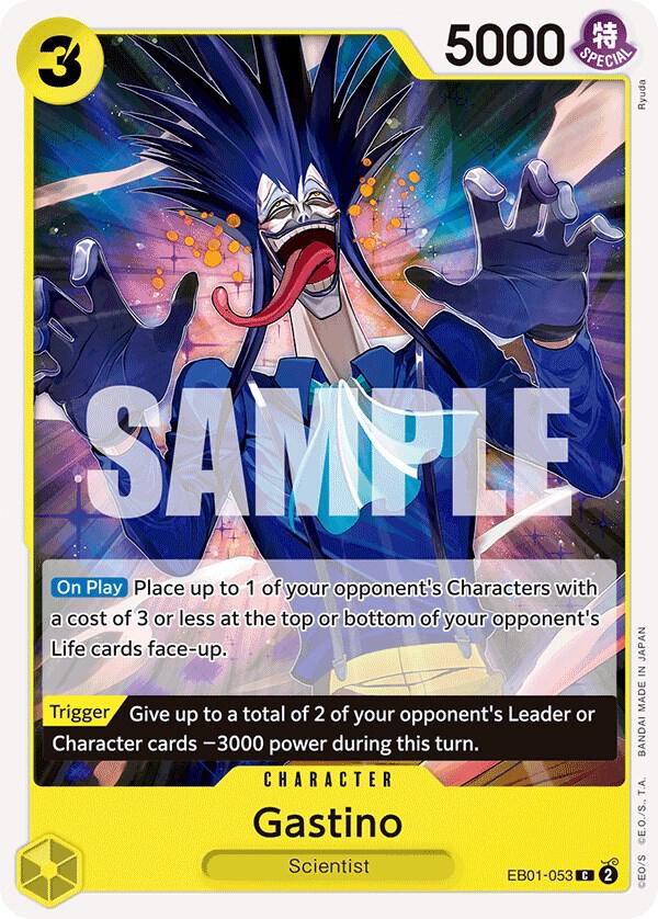 Gastino EB01-053 card from Extra Booster: Memorial Collection