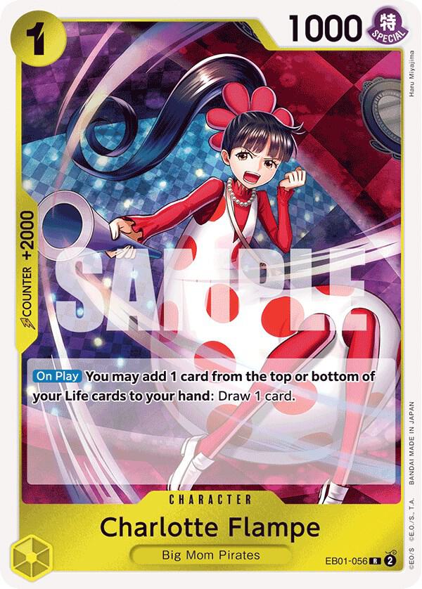 Charlotte Flampe EB01-056 card from Extra Booster: Memorial Collection