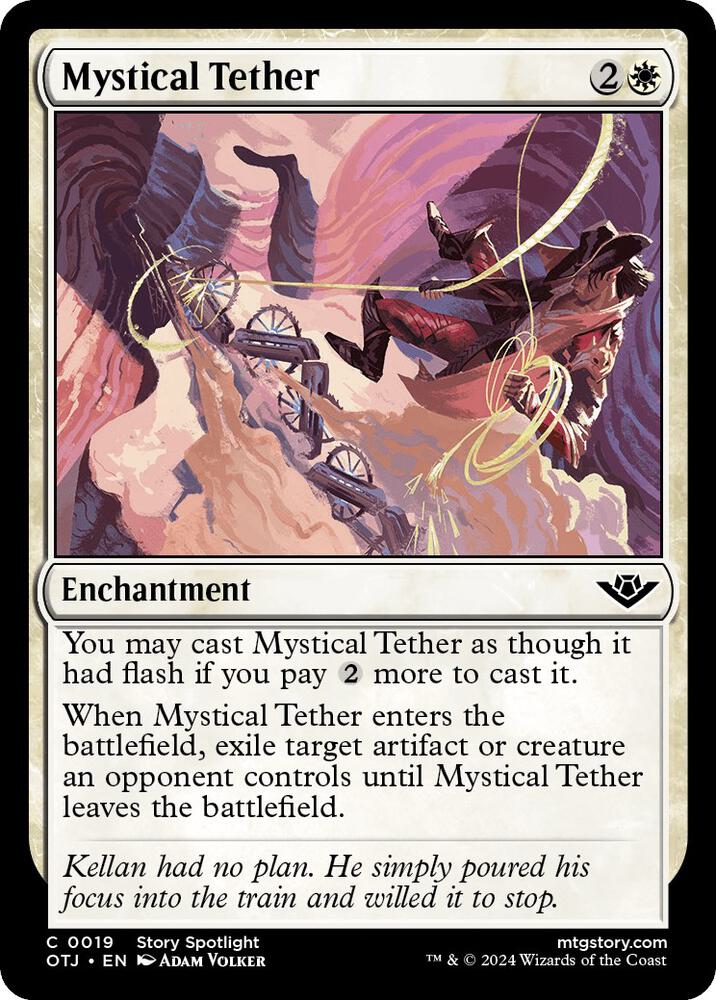 Mystical Tether 19 card from Outlaws of Thunder Junction