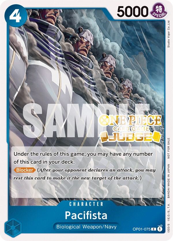 Pacifista (Judge Pack Vol. 3) OP01-075 card from One Piece Promotion Cards