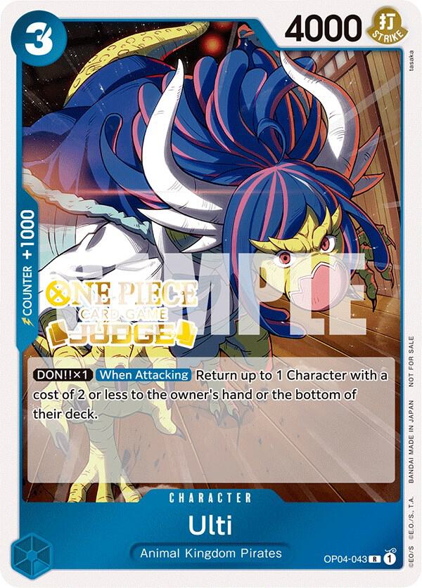 Ulti (Judge Pack Vol. 3) OP04-043 card from One Piece Promotion Cards