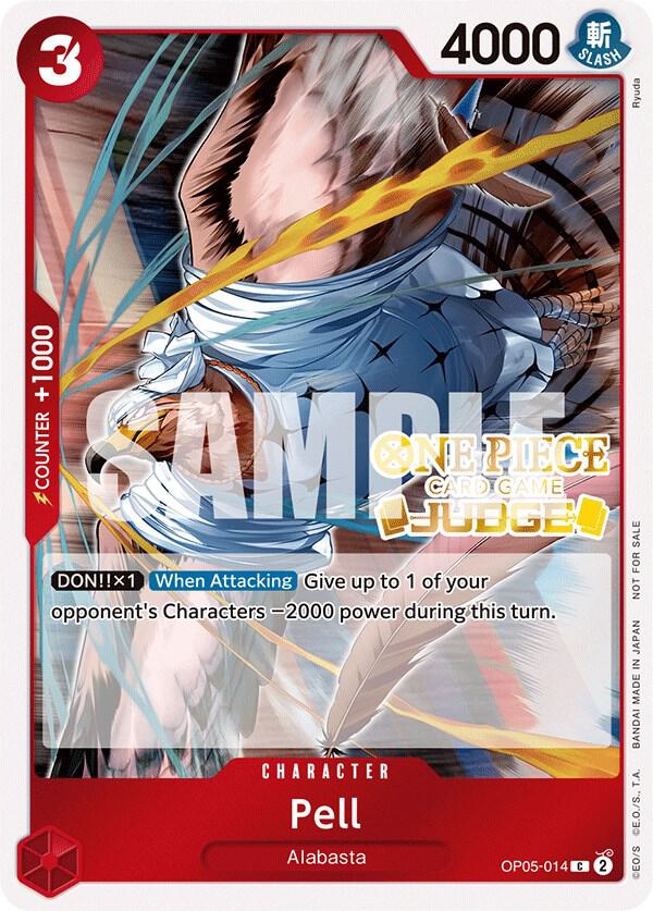 Pell (Judge Pack Vol. 3) OP05-014 card from One Piece Promotion Cards