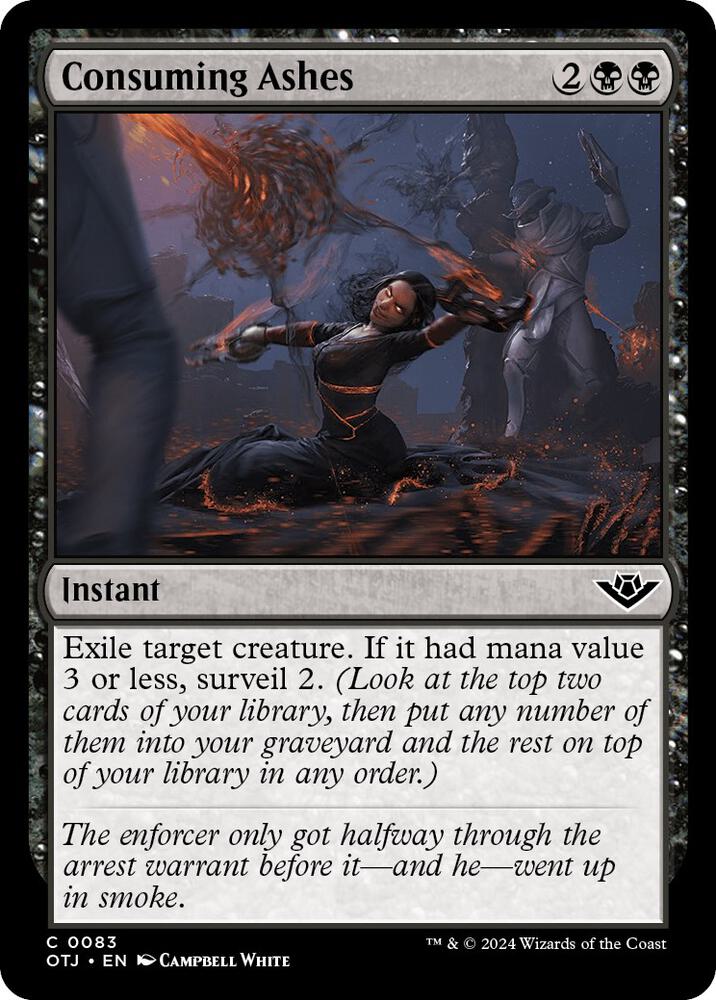 Consuming Ashes 83 card from Outlaws of Thunder Junction