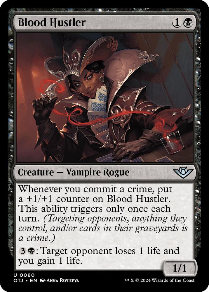 Blood Hustler 80 card from Outlaws of Thunder Junction