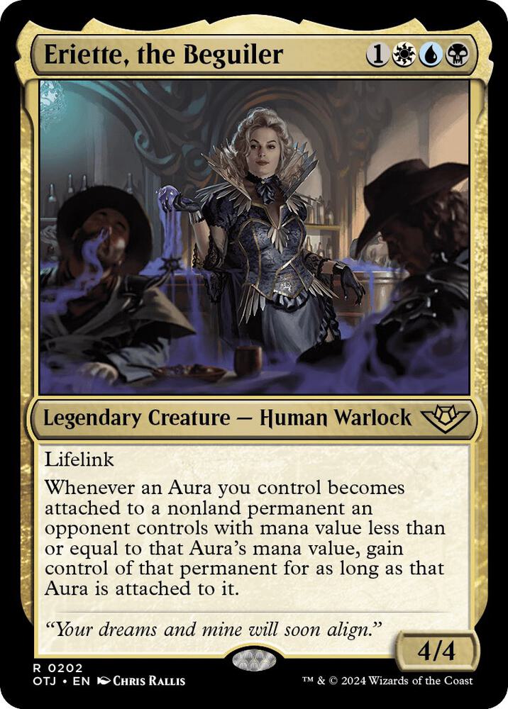 Eriette, the Beguiler 202 card from Outlaws of Thunder Junction