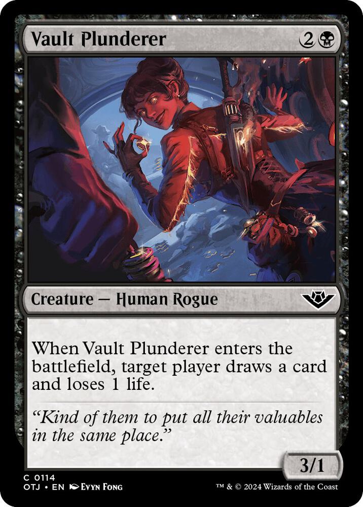 Vault Plunderer 114 card from Outlaws of Thunder Junction