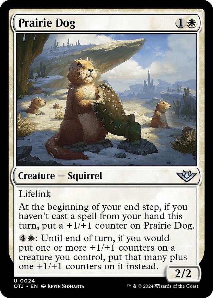 Prairie Dog 24 card from Outlaws of Thunder Junction