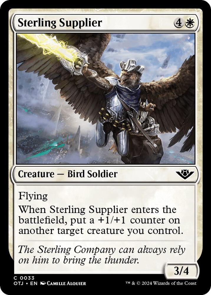 Sterling Supplier 33 card from Outlaws of Thunder Junction