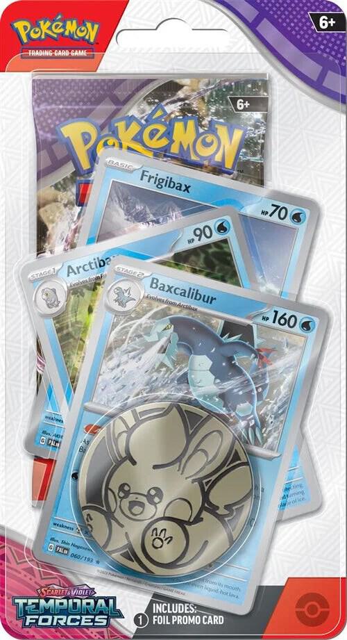 Temporal Forces Premium Checklane Blister [Baxcalibur] card from SV05: Temporal Forces