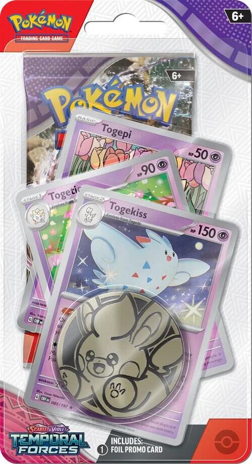 Temporal Forces Premium Checklane Blister [Togekiss] card from SV05: Temporal Forces