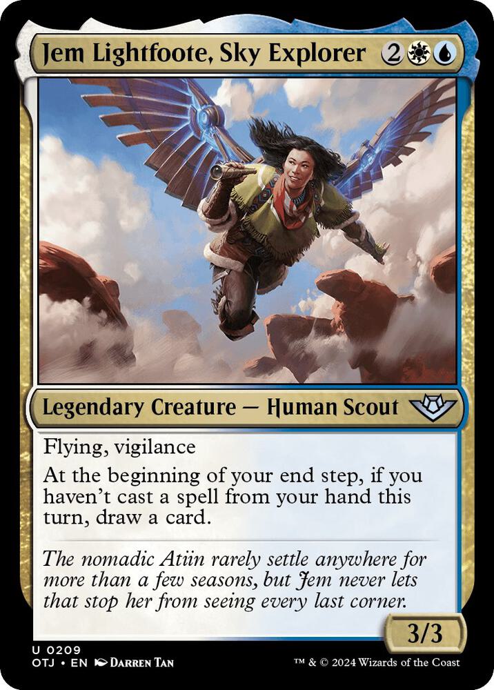 Jem Lightfoote, Sky Explorer 209 card from Outlaws of Thunder Junction