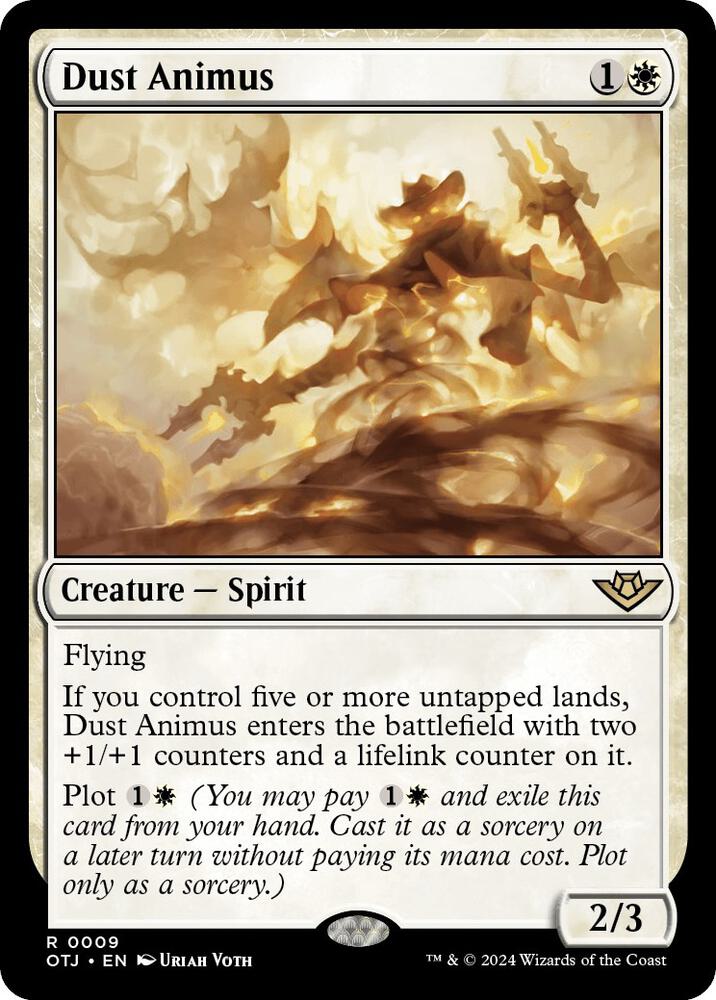 Dust Animus 9 card from Outlaws of Thunder Junction