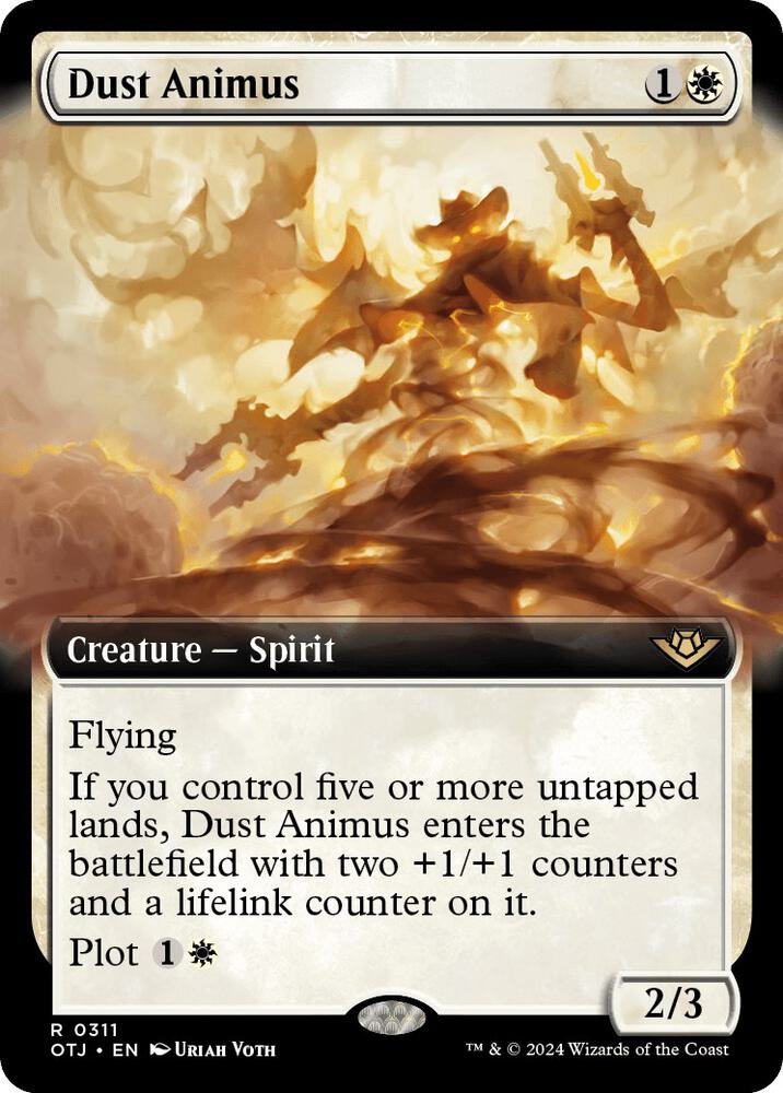 Dust Animus (Extended Art) 311 card from Outlaws of Thunder Junction