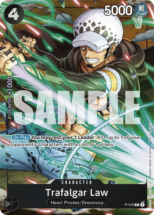 Trafalgar Law (Event Pack Vol. 4) P-038 card from One Piece Promotion Cards